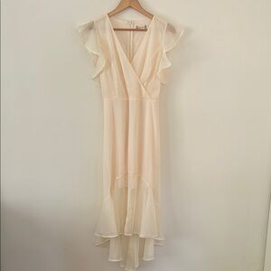 Altar'd State Cream High Low Dress